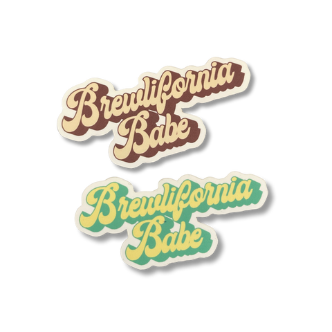 Brewlifornia Babe Sticker