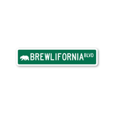 BREWLIFORNIA BLVD Sticker