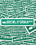 BREWLIFORNIA BLVD Sticker